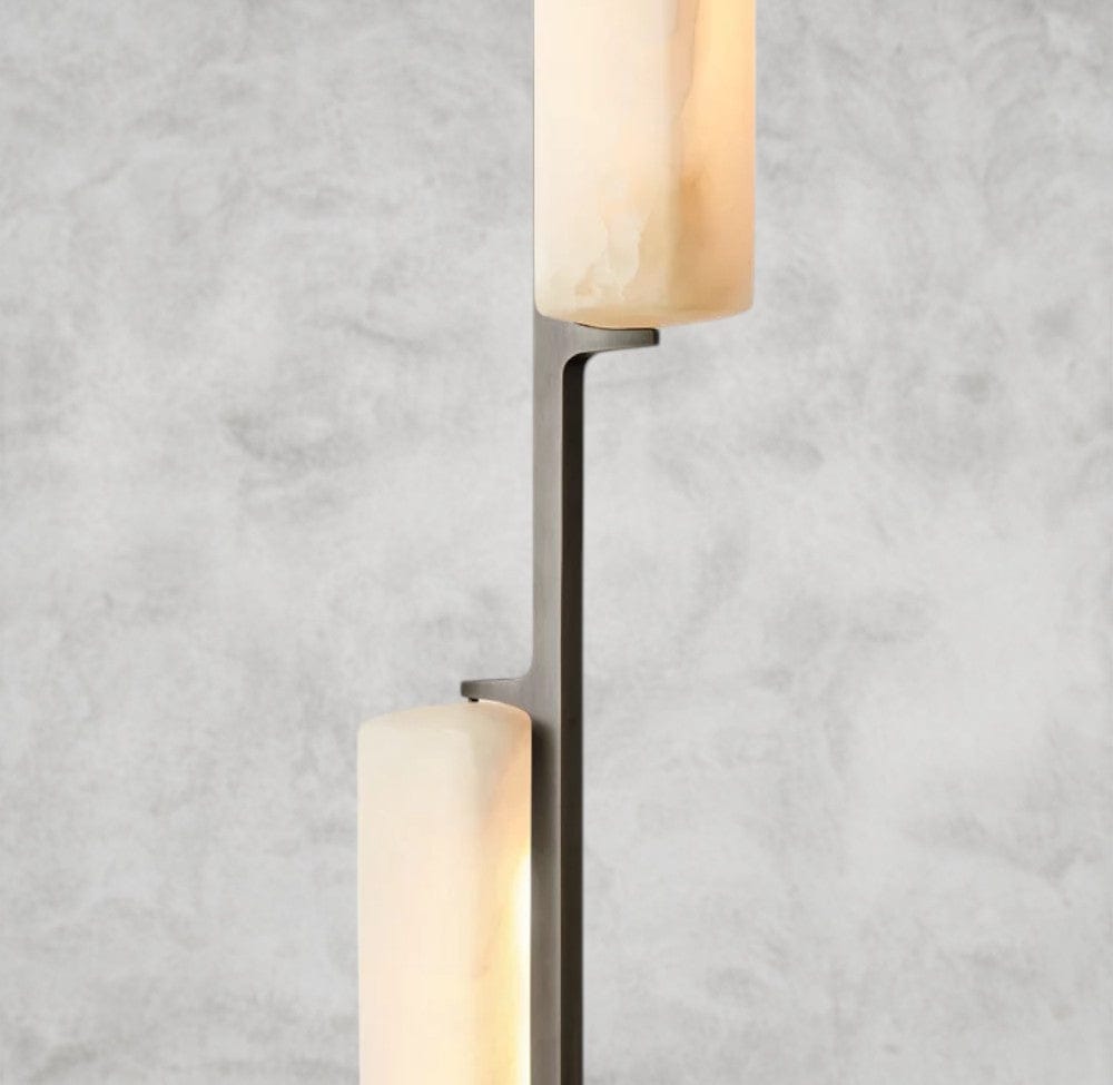 Audubon Alabaster Linear Chandelier 54"