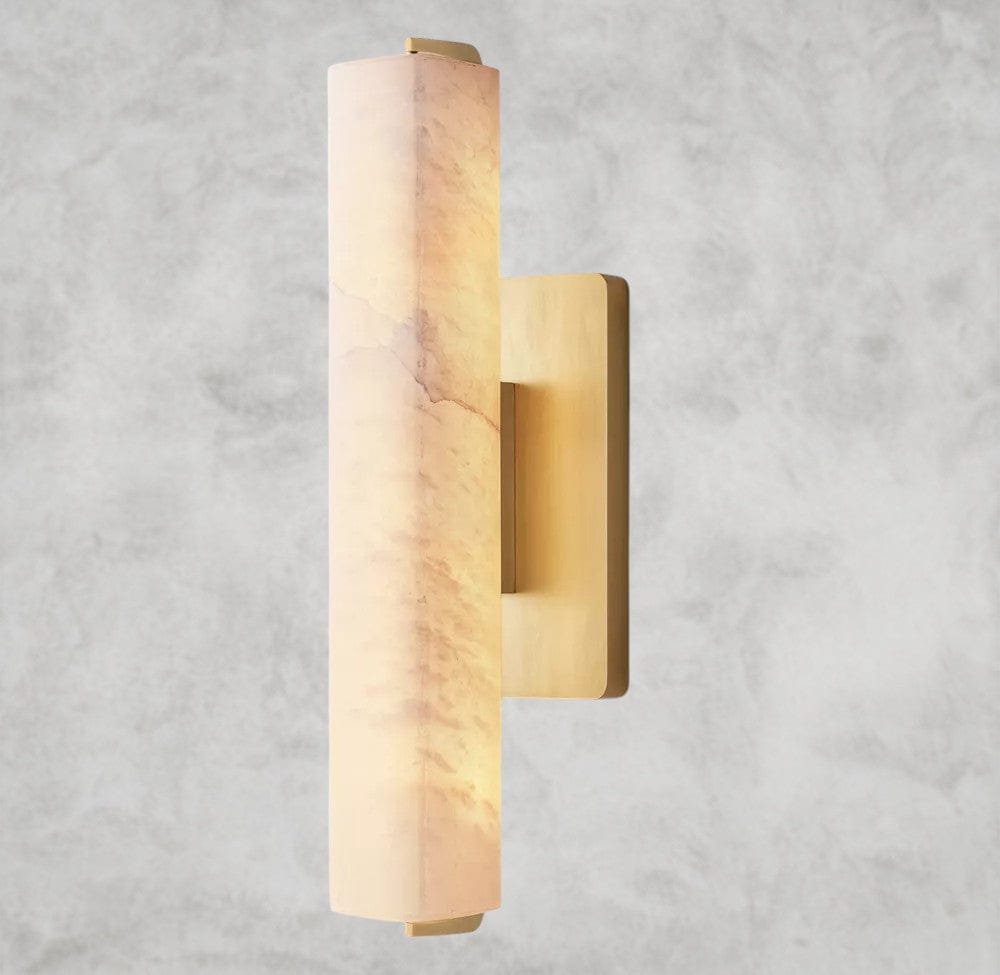 Audubon Alabaster Single Sconce