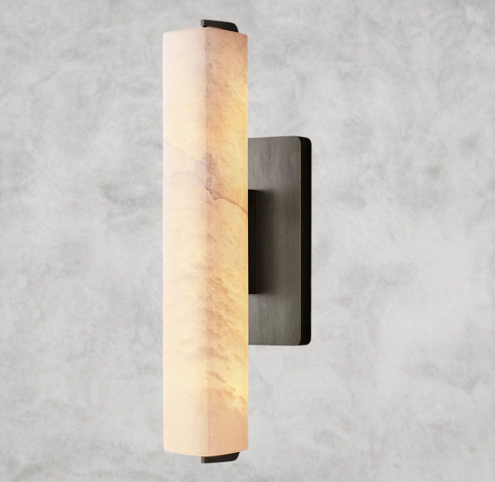 Audubon Alabaster Single Sconce
