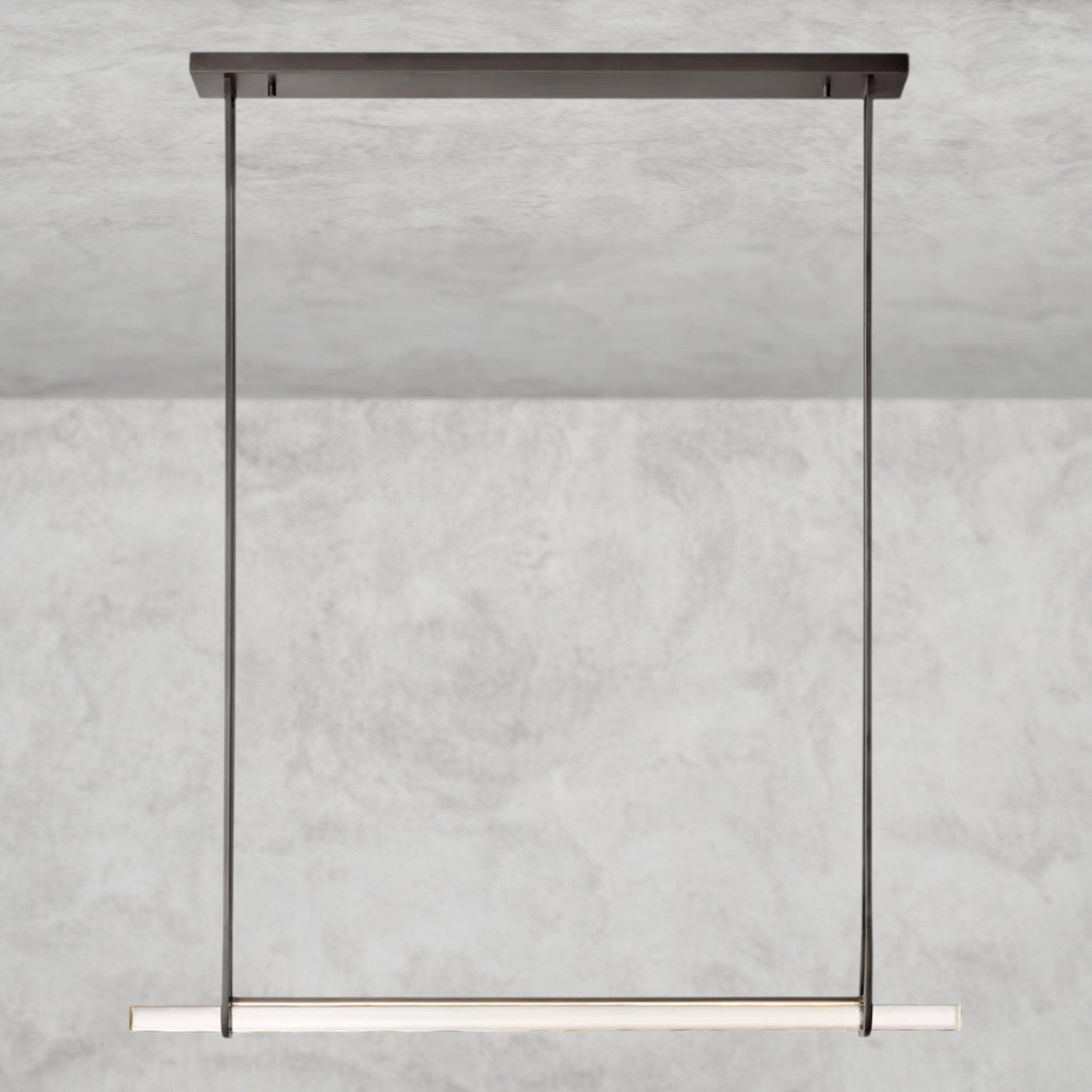 Audubon Crystal Linear Single Bar Chandelier