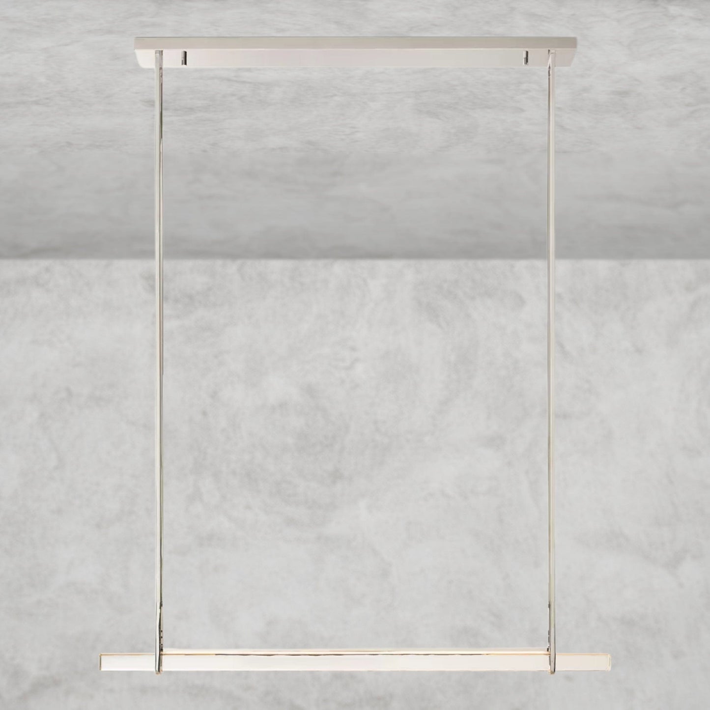 Audubon Crystal Linear Single Bar Chandelier