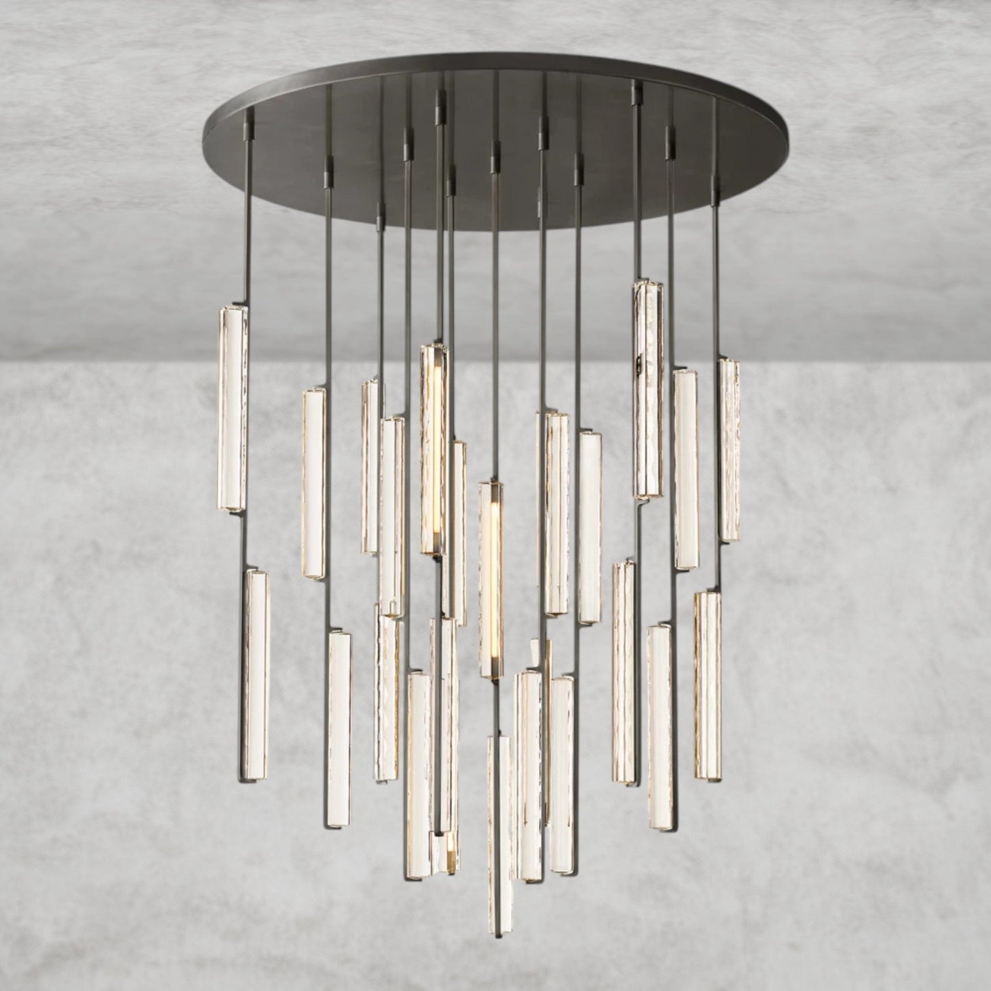 Audubon Crystal Round Chandelier 24", 40", 56"