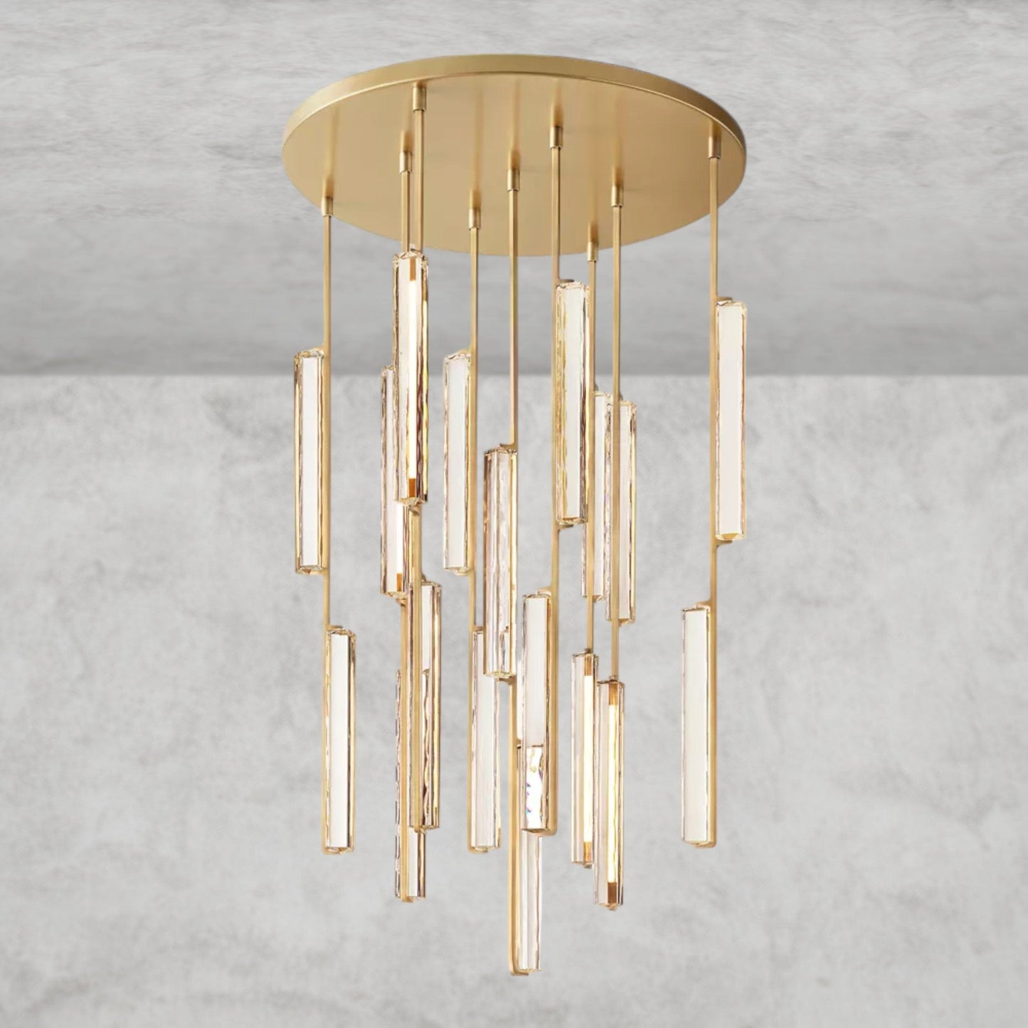 Audubon Crystal Round Chandelier 24", 40", 56"