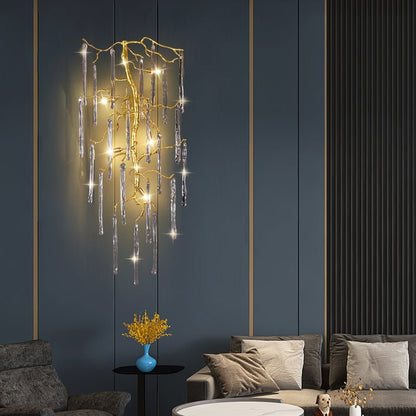Beathe Light Luxury Crystal Branch Wall Sconce