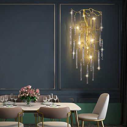 Beathe Light Luxury Crystal Branch Wall Sconce