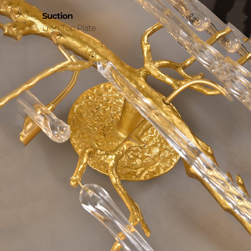 Beathe Light Luxury Crystal Branch Wall Sconce