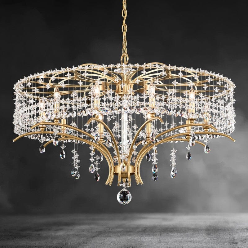 Bella Rose Chandelier 36"