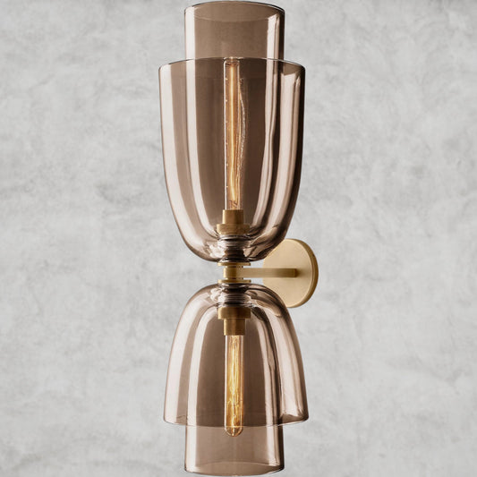 Blom Glass Cloche Grand Sconce