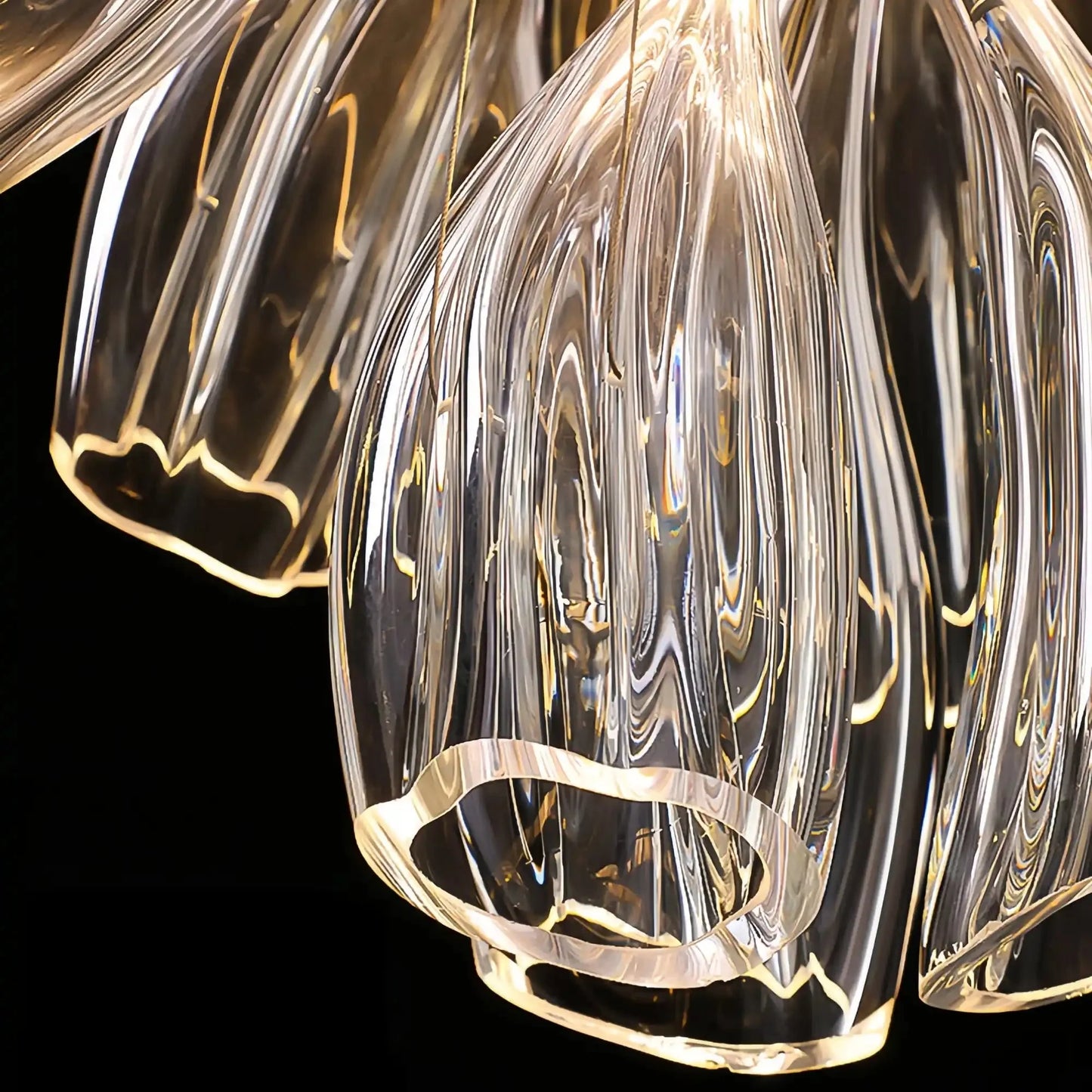 Blush Lighting Flower Glass Foyer Chandelier