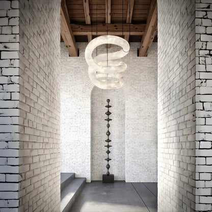 Blushlighting Infinity Massive Alabaster Chandelier