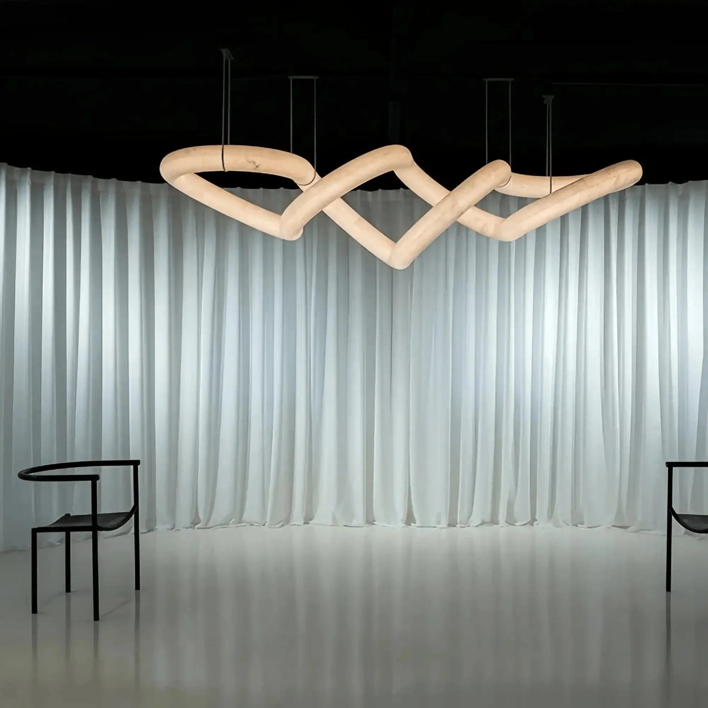 Blushlighting Infinity Massive Alabaster Chandelier