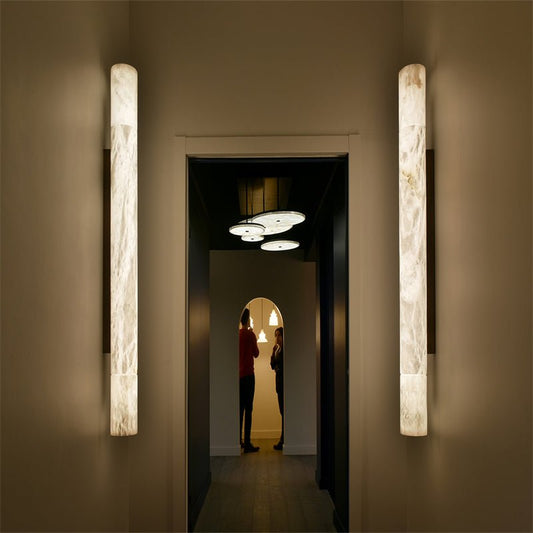 Blushlighting Modern Alabaster Wall Sconce 3''