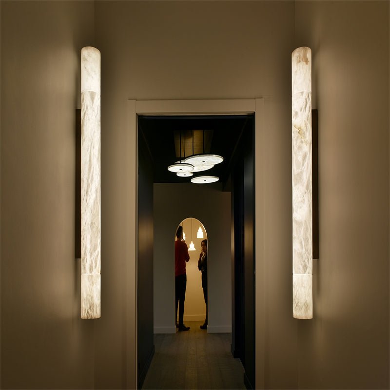 Blushlighting Modern Alabaster Wall Sconce 4.7''