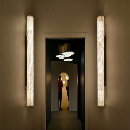 Blushlighting Modern Alabaster Wall Sconce 4.7''