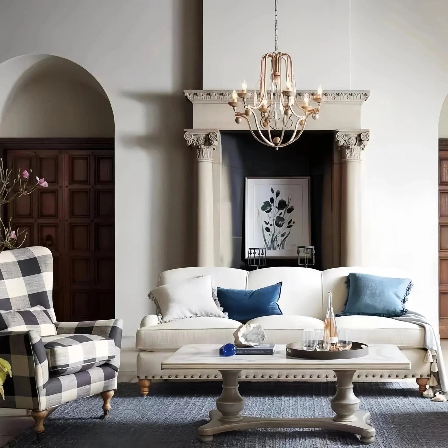 Bonitai Chandelier- Silver