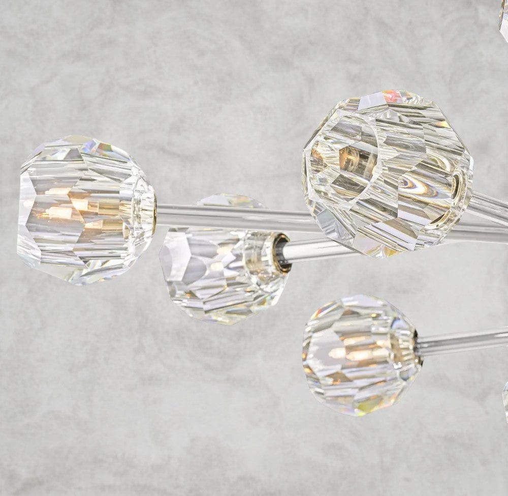 Boule De Cristal Oval Chandelier 72"