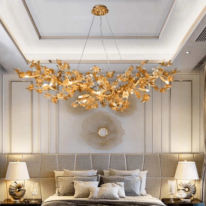 Branch Modern Leaf Linear  Chandelier