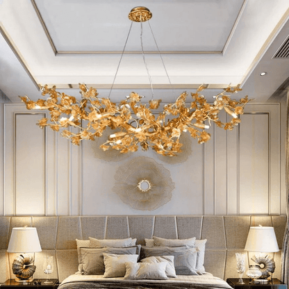 Branch Modern Leaf Linear  Chandelier