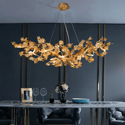 Branch Modern Leaf Linear  Chandelier