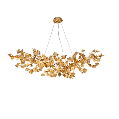 Branch Modern Leaf Linear  Chandelier