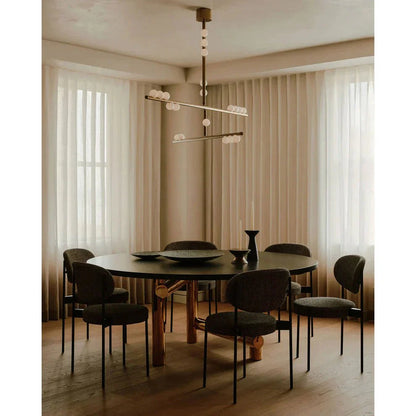 Brass Drop System Chandelier