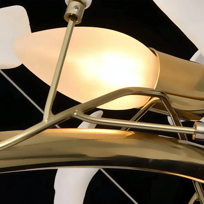 BU Ginkgo Ceramic Circle Chandelier