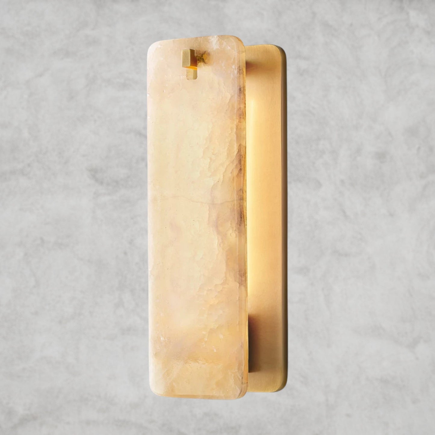 Calamette Glass/ Alabaster Sconce 13", 16"
