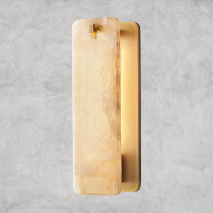 Calamette Glass/ Alabaster Sconce 13", 16"
