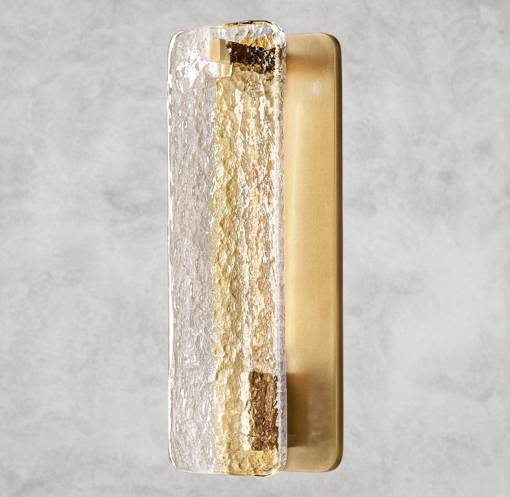 Calamette Glass/ Alabaster Sconce 13", 16"