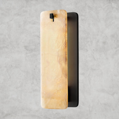 Calamette Glass/ Alabaster Sconce 13", 16"