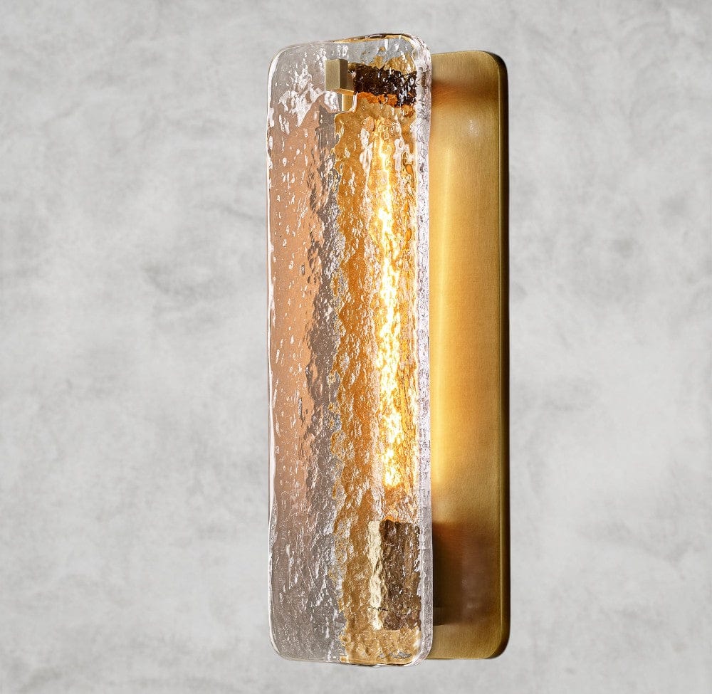 Calamette Glass/ Alabaster Sconce 13", 16"