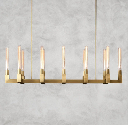 Cannele Linear Chandelier 55", 67"