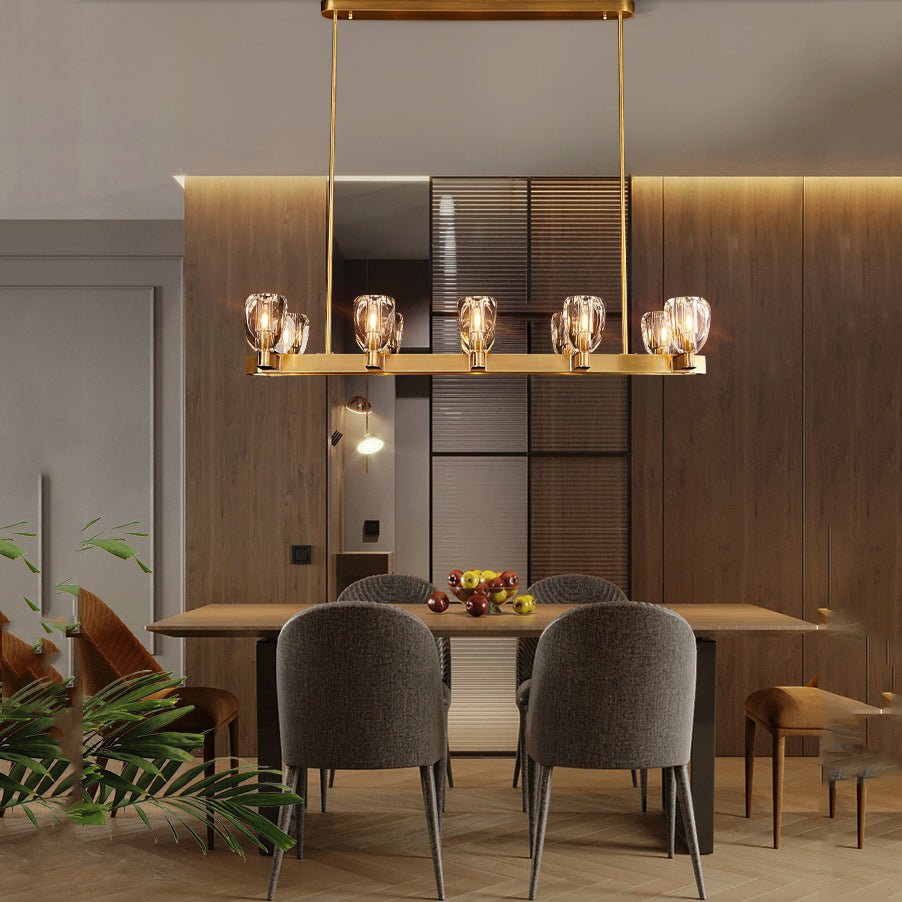 Canson Linear Modern 8 lights Dining Room Chandelier