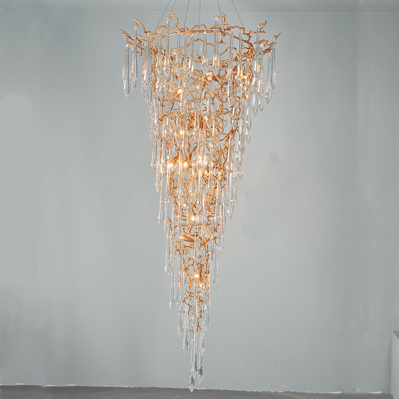 Cecily Crystal Branch Chandelier H 94.49"