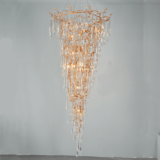 Cecily Crystal Branch Chandelier H 94.49"