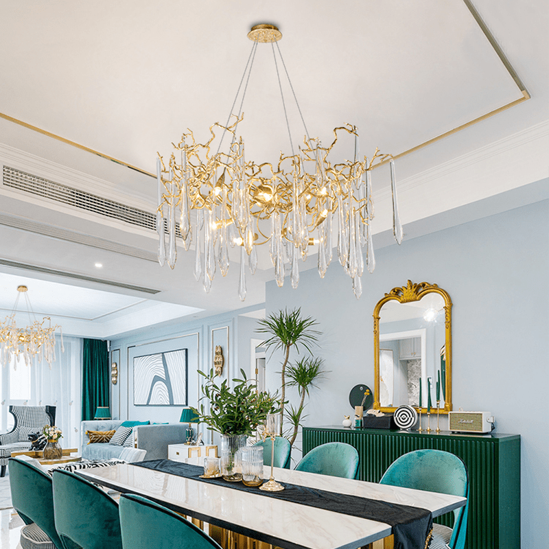 Cecily Modern Crystal  Branch Chandelier