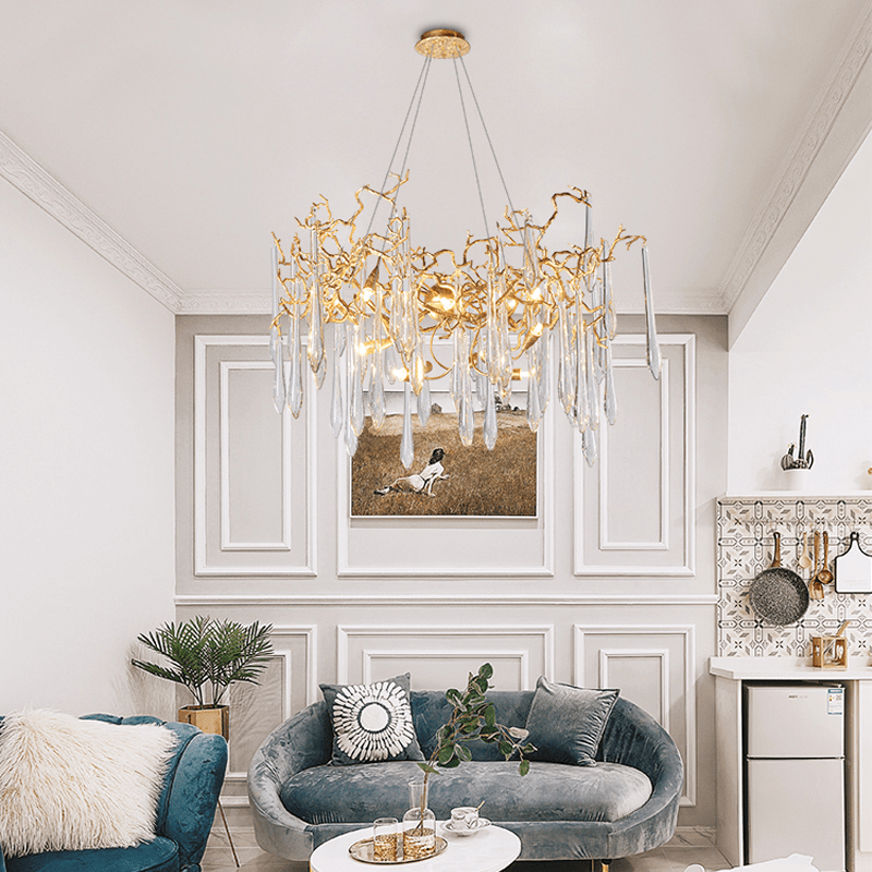 Cecily Modern Crystal  Branch Chandelier