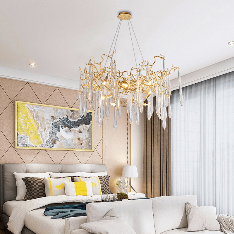 Cecily Modern Crystal  Branch Chandelier