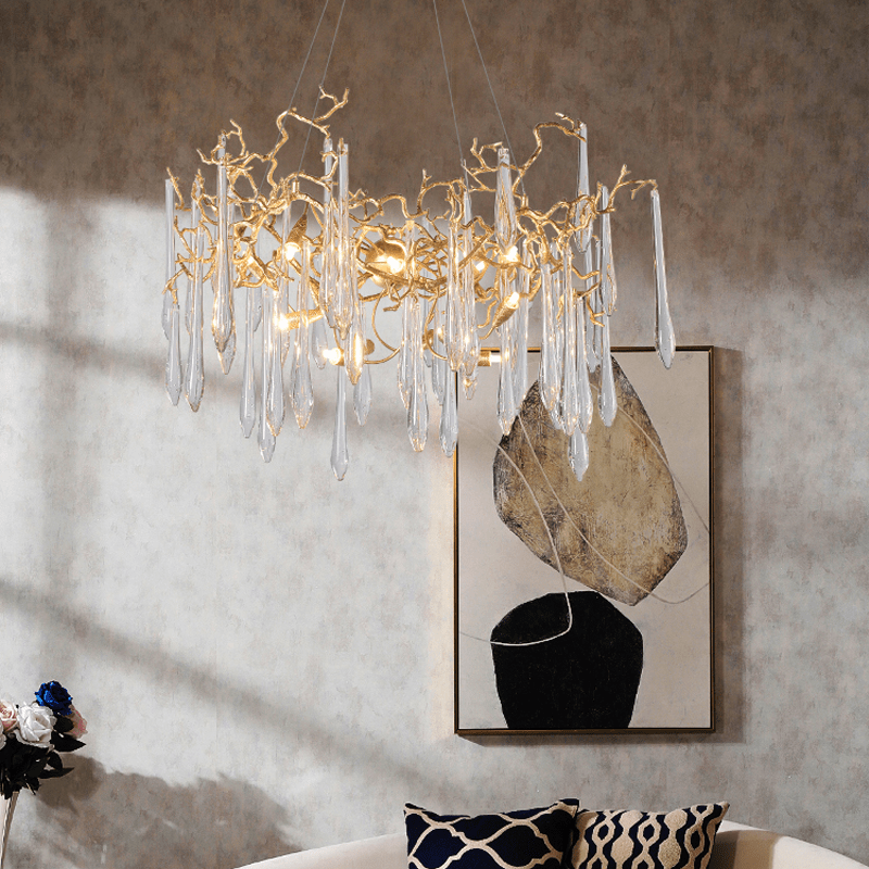 Cecily Modern Crystal  Branch Chandelier