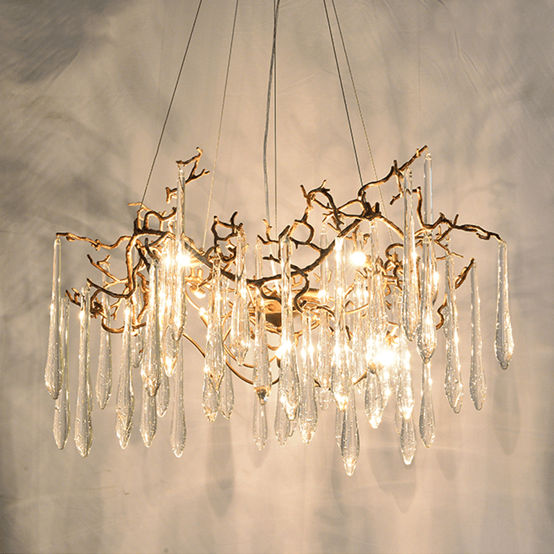 Cecily Modern Crystal  Branch Chandelier