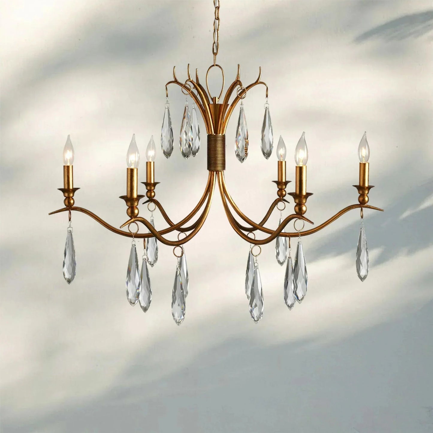 Celine Chandelier 36" 59" for Living Room