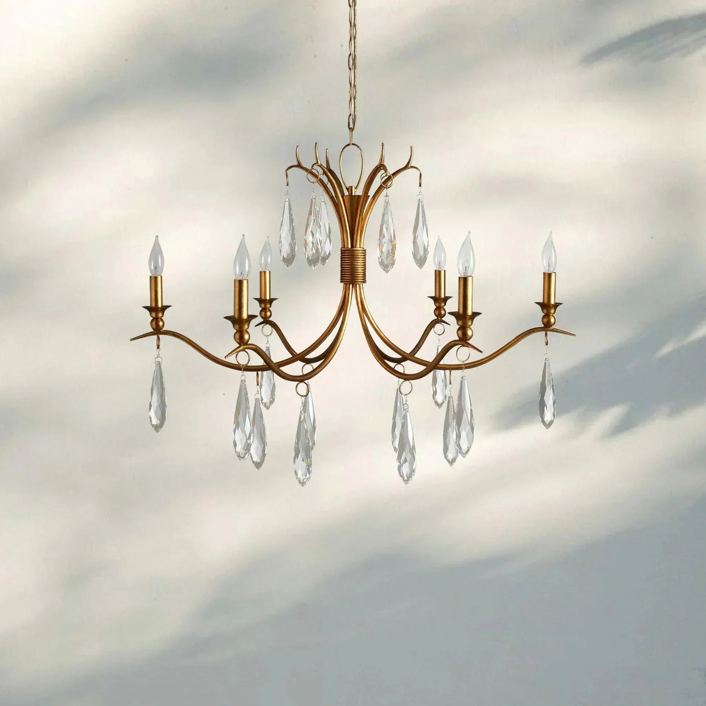 Celine Chandelier 36" 59" for Living Room