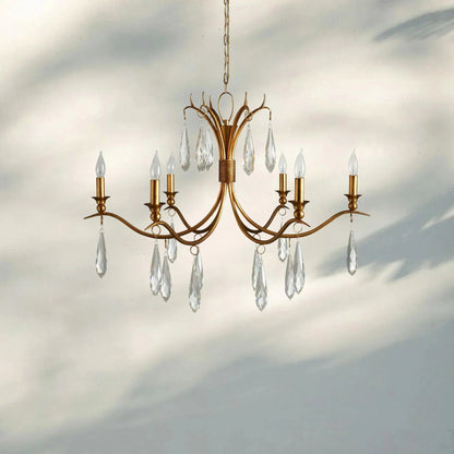 Celine Chandelier 36" 59" for Living Room