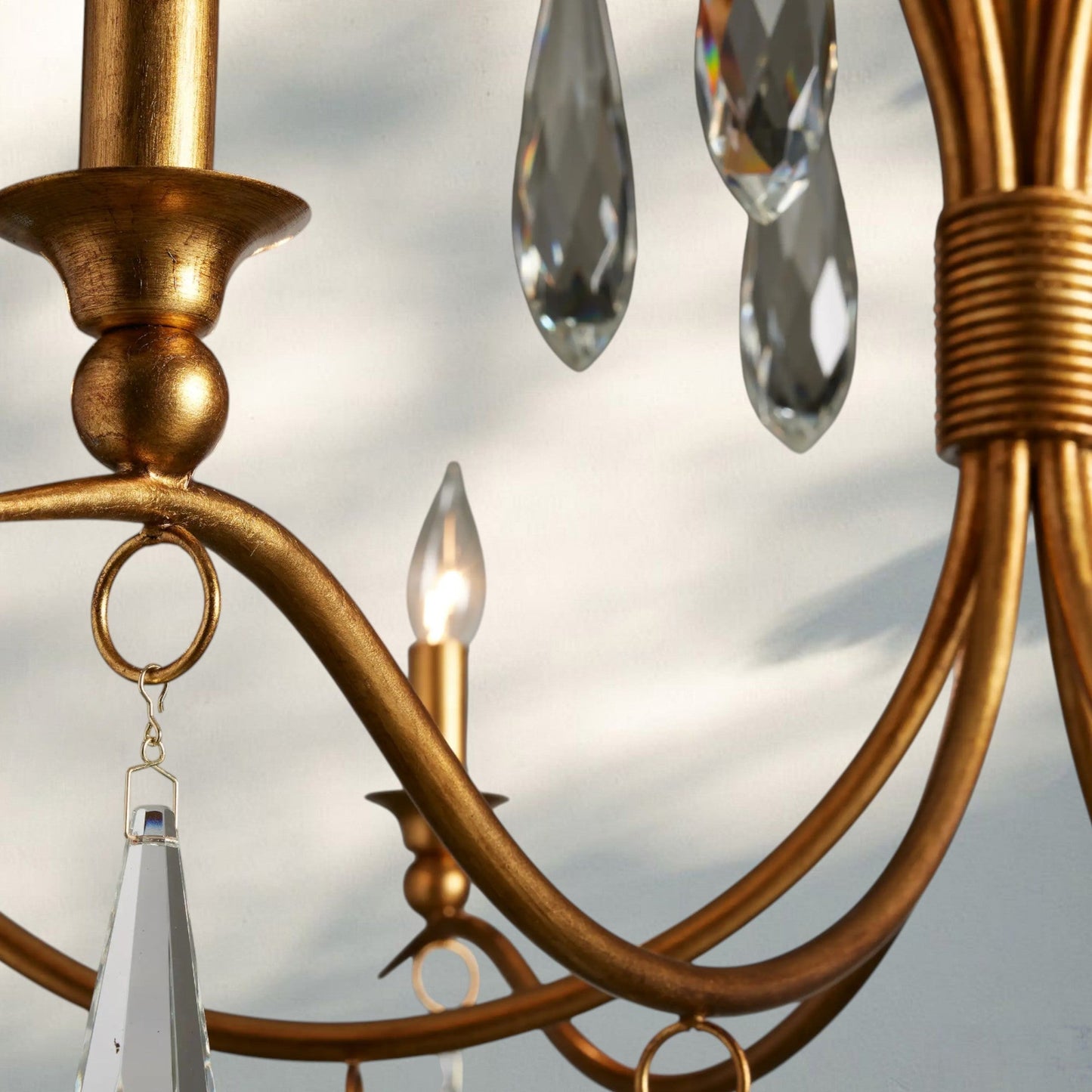 Celine Chandelier 36" 59" for Living Room