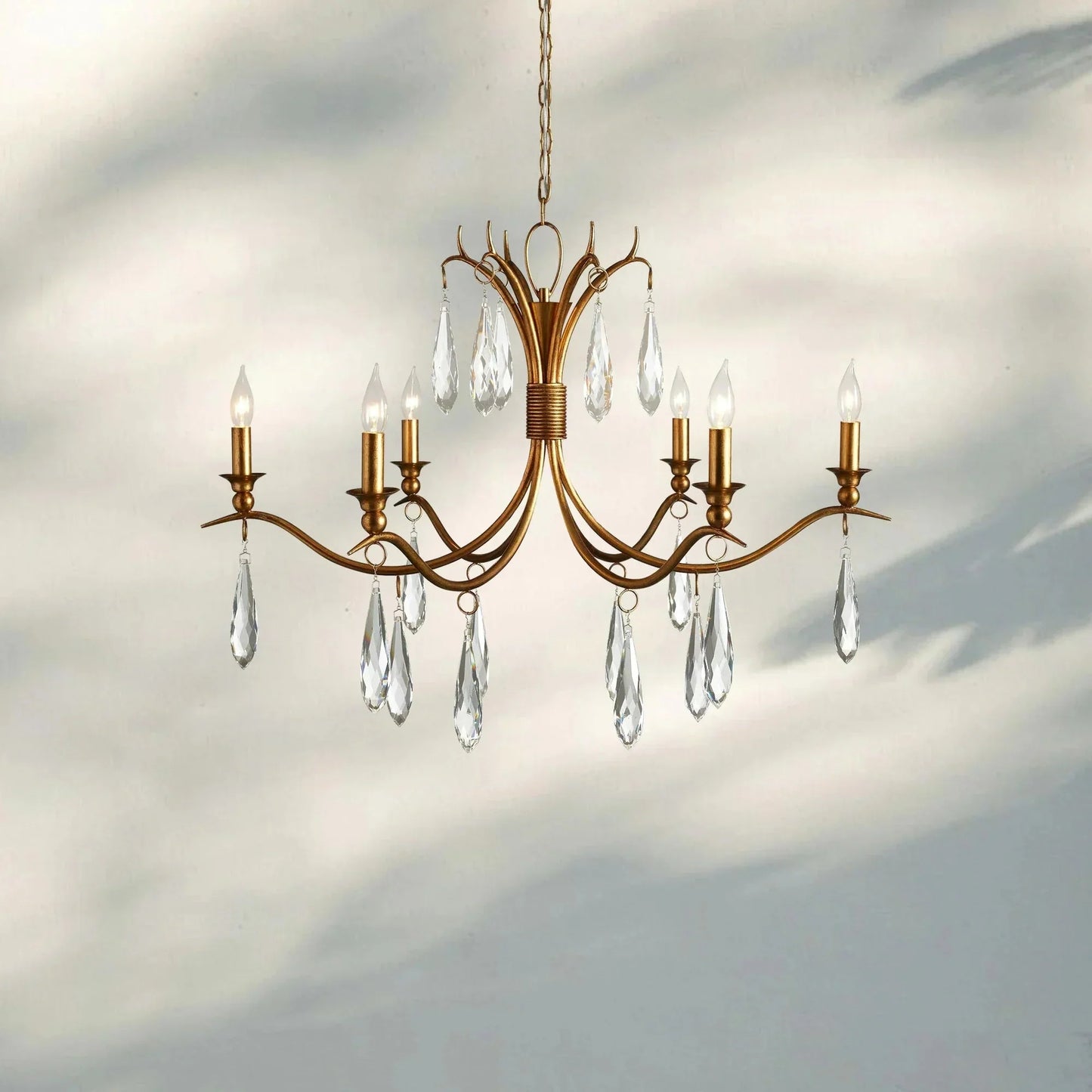 Celine Chandelier 36" 59" for Living Room