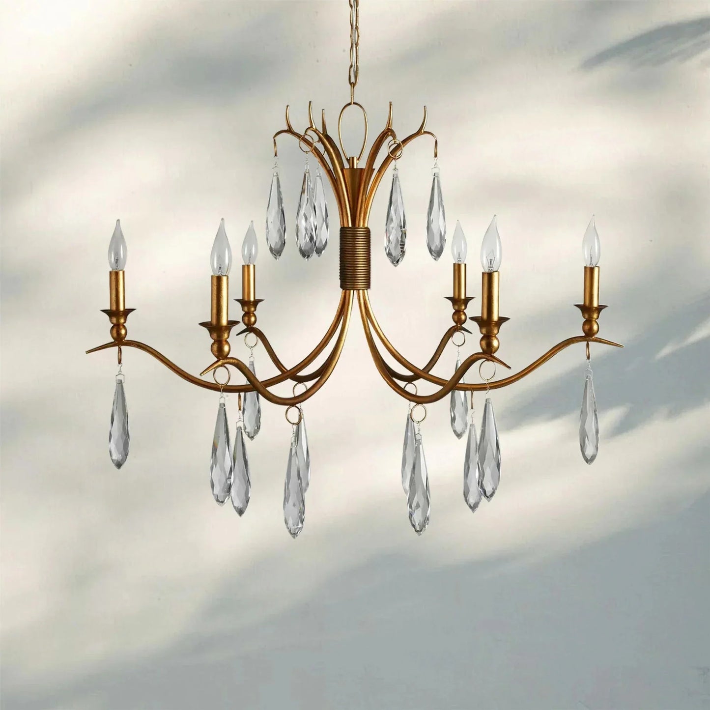 Celine Chandelier 36" 59" for Living Room
