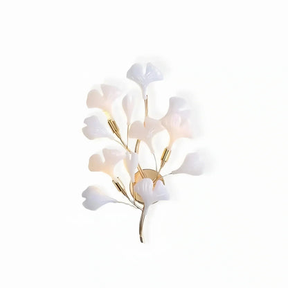 Ceramic Gingko Wall Lamp
