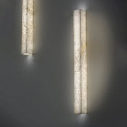 Chloe Indoor Kitchen Island Alabaster Wall Light 23.6"H, 31.1"H