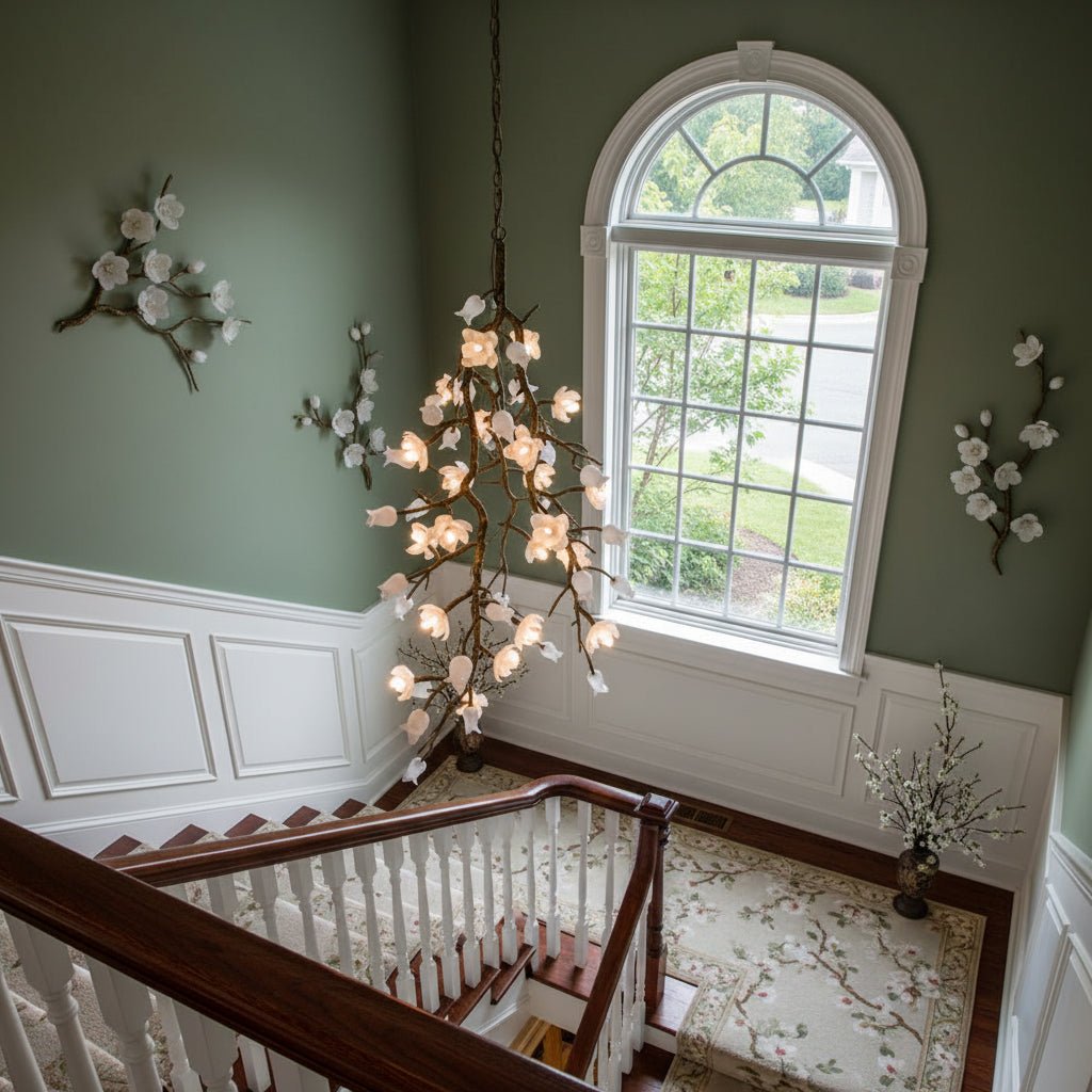 Churippu Branch Brass Chandelier