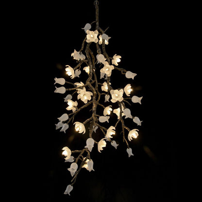 Churippu Branch Brass Chandelier
